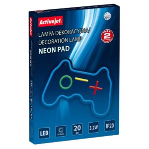 Lysdekoration Activejet AJE-NEON PAD Multifarvet (1 Dele)