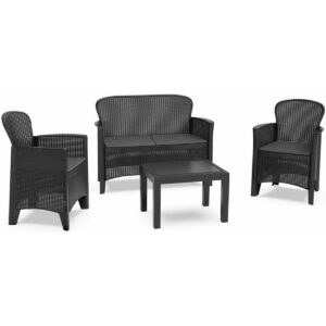 Have møbler IPAE Progarden Jungle jun06can Antracit (4 Dele)