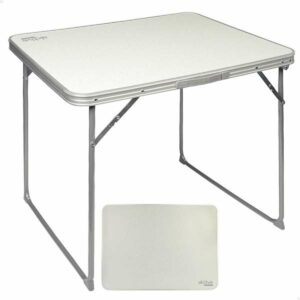 Sammenklappeligt bord Aktive Hvid Stål Træ MDF 80 x 60 x 70 cm