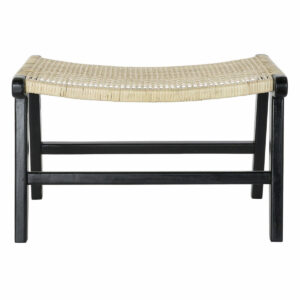 Stol DKD Home Decor 8424001823192 65 x 47 x 40 cm Natur Teak Sort