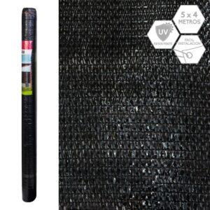 Afdækningsnet Mallas Sort 1 x 400 x 500 cm 90 %