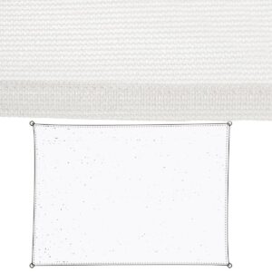Skyggesejl Vela sombreo Hvid 350 x 1 x 500 cm