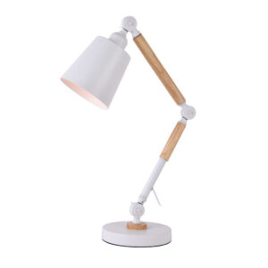 Flexo/skrivebordslampe EDM 32117 Hvid Metal 60 W E27 Ø 18 x 53 cm