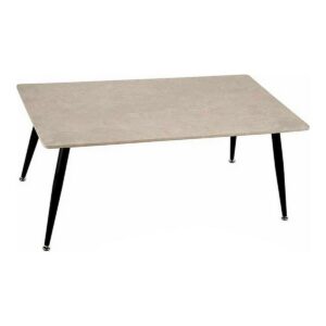 Sofabord Gift Decor Hvid Sort 60 x 110 x 45 cm Sten