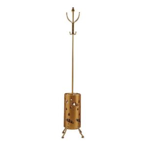 Knagerække Gift Decor Gylden Metal 44 x 185 x 44 cm Paraplystativ