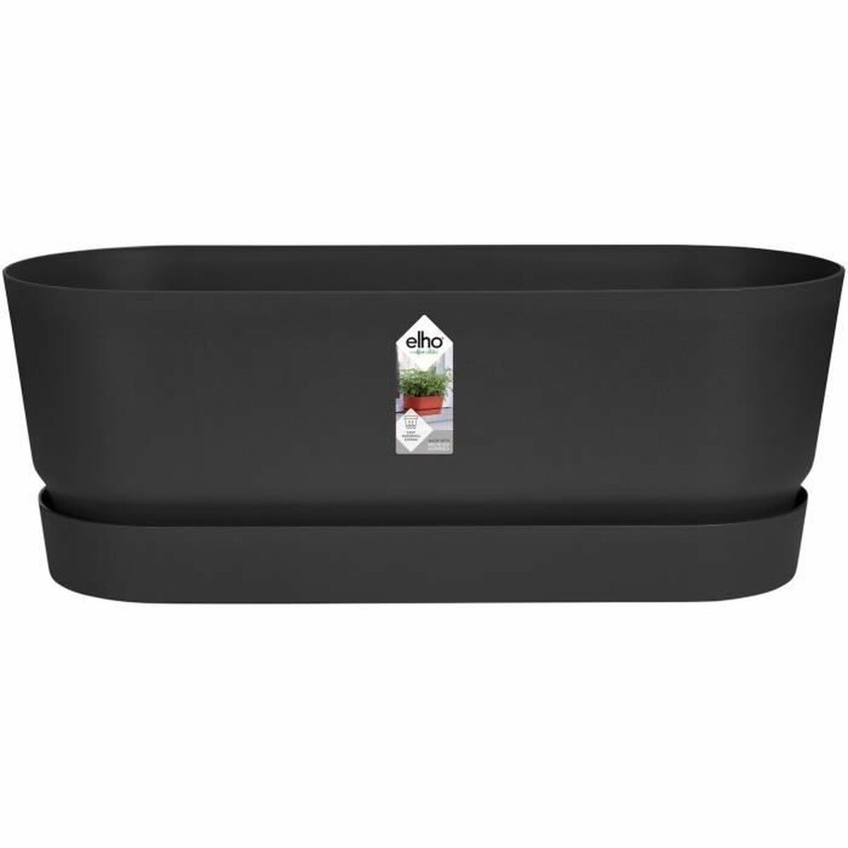 Gartner Elho Sort 50 cm Plastik Oval